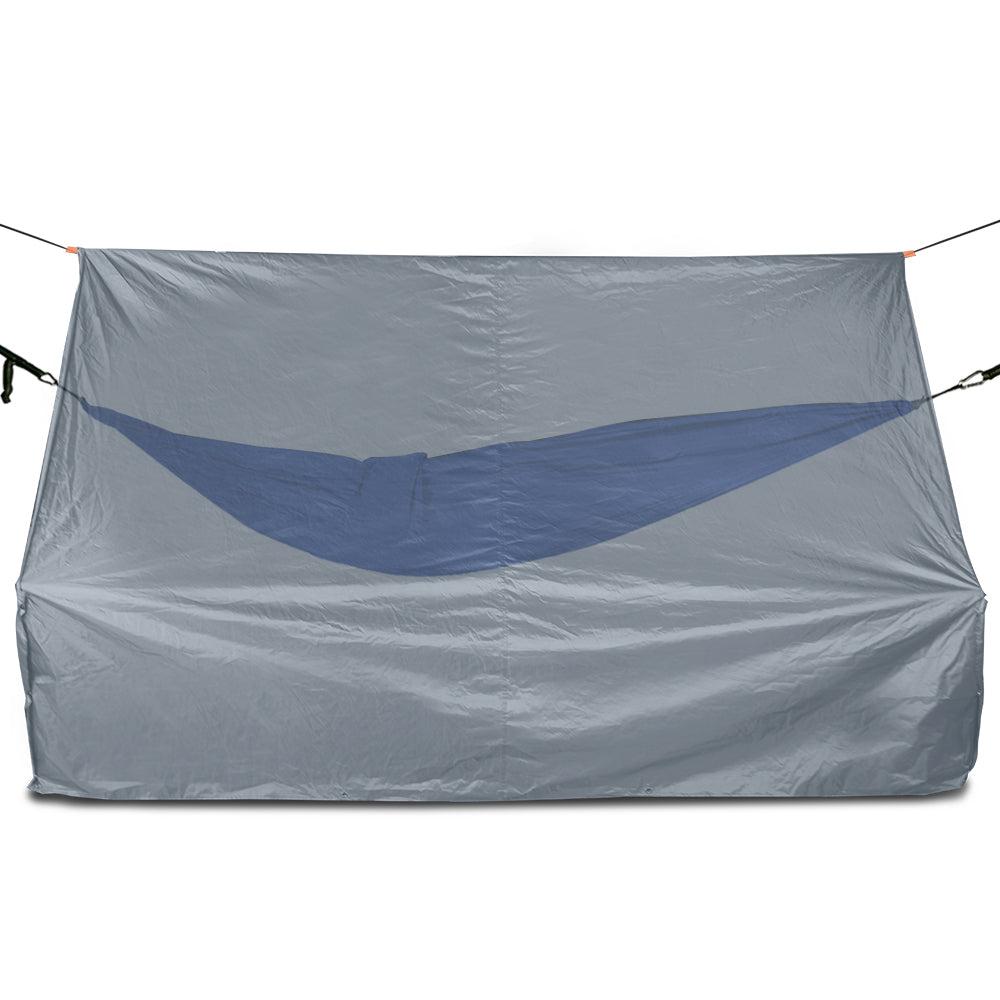  Oak Creek Camping Hammock and Accessories. Complete Package  with Mosquito Bug Net, Rain Fly, Tree Straps. Great for Hiking,  Backpacking, and Travel. Weighs Only 4 Pounds. Carbon Gray. : Deportes y